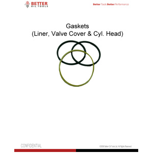 Gaskets Liner Valve Cover Cyl Head