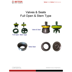Valves&Seats Full Open&Stem Type