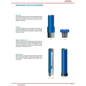 WASHOVER PIPE ACCESSORIES