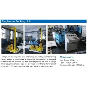 Single-arm Bucking Unit
